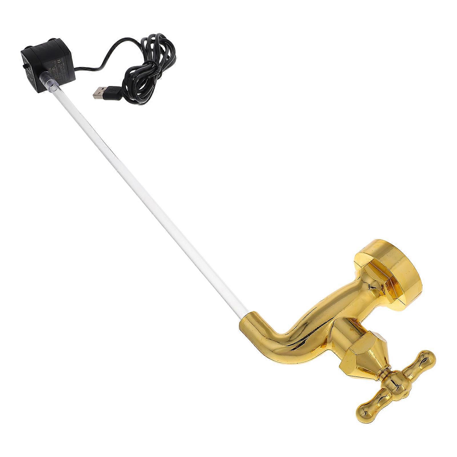 Creative Floating Faucet Table Fountain for Home Desktop Display