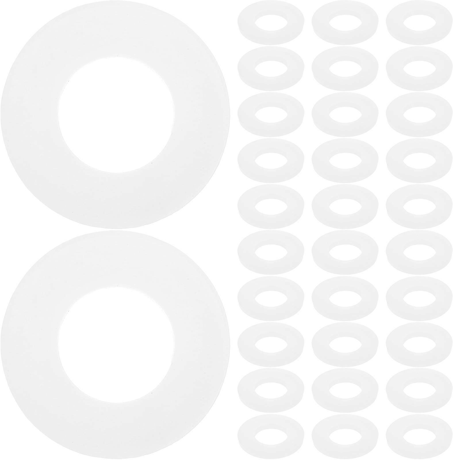 Water Hose Faucet Leak Proof Nylon Washers Gasket Insulation For Household Plumbing Applications 500Pcs