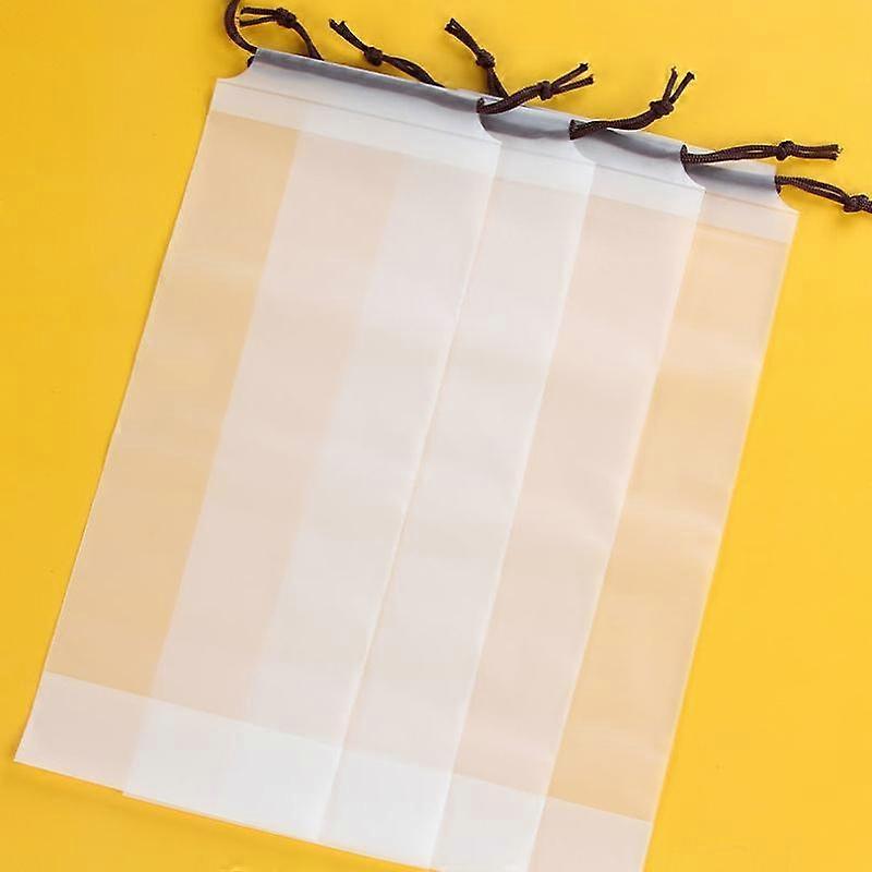 10pcs/set Reusable Matte Translucent Umbrella Storage Bag with Drawstring - Durable, Portable & Versatile Organizer for Home and Travel