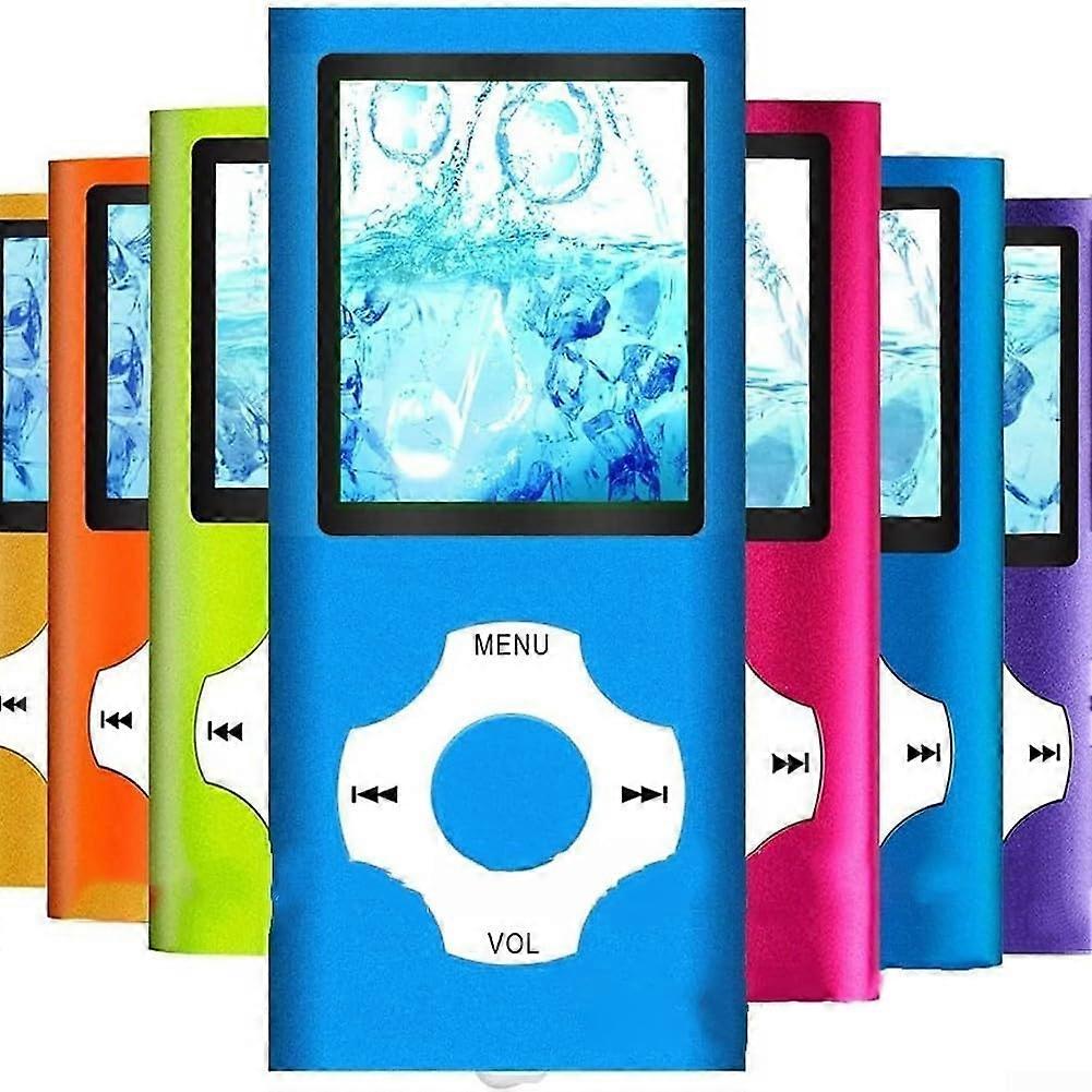 MP3 Player 1.8Inch Display UltraThin Bluetooth MP3 Player With BuiltIn HD Speaker Portable Music Player Green