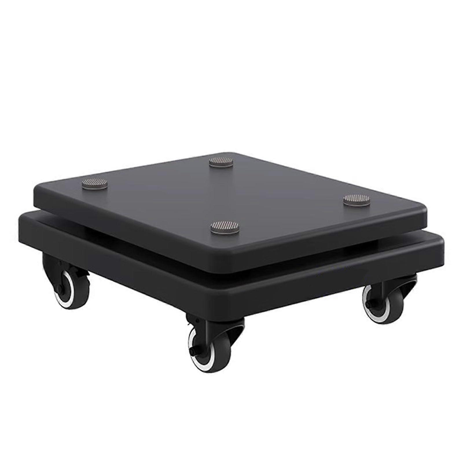 Wood Speaker Stands With Lockable Wheels Subwoofer Isolation Stand For Studio Monitor Loudspeakers A3