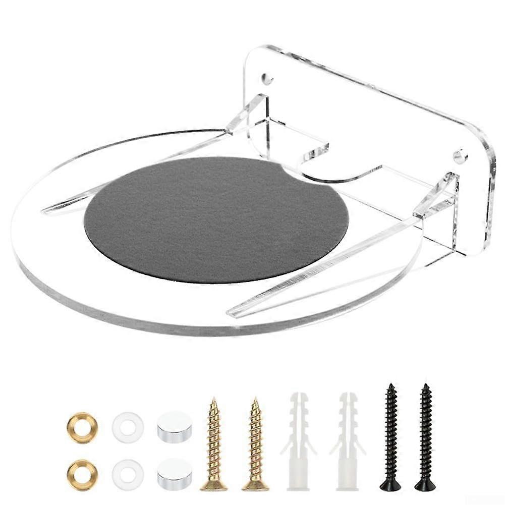 Speaker Stand Shelf Acrylic Wall Storage Base For HomePod Transparent Easy Installation SpaceSaving Design