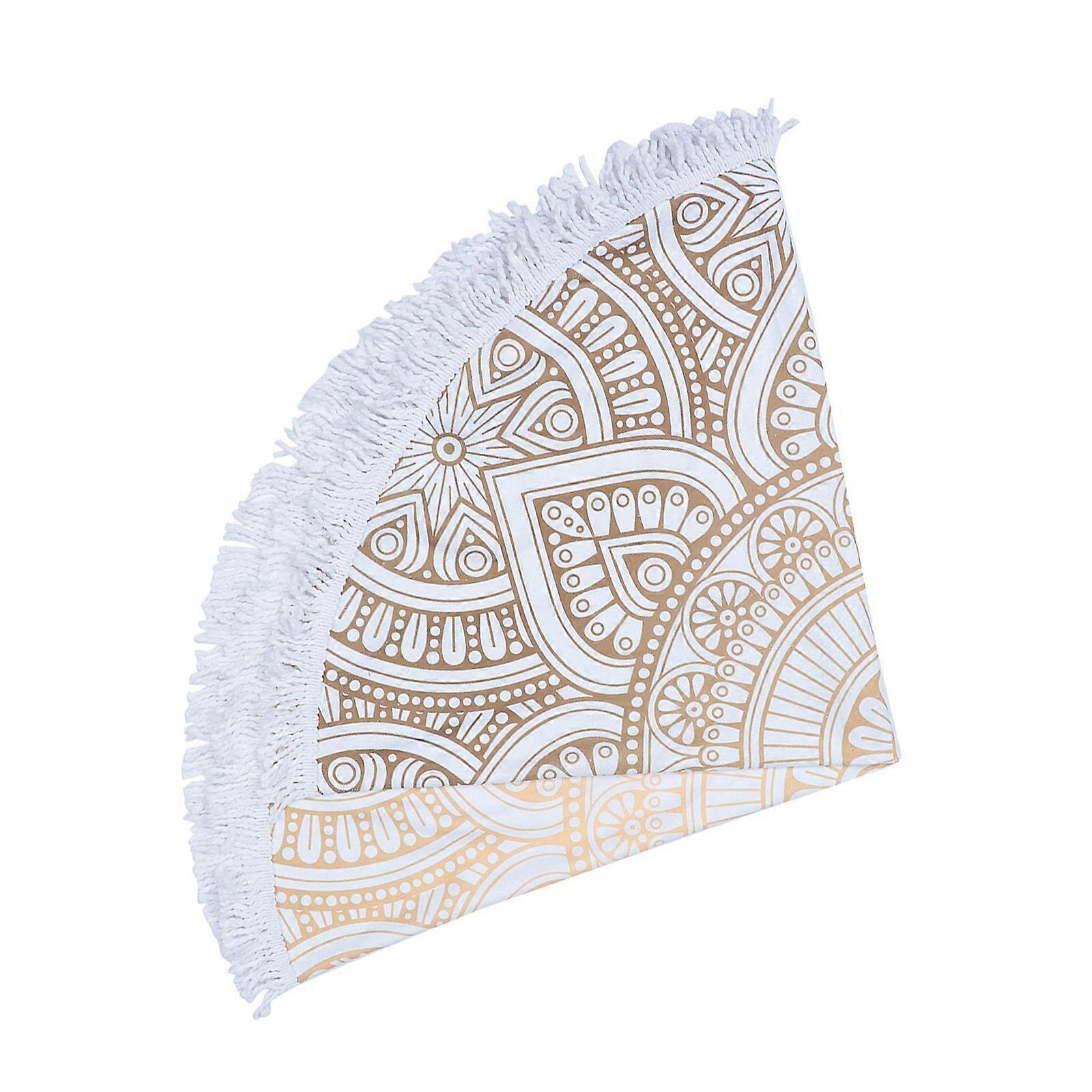 Mandala Round Beach Towel Microfiber Blanket for Table Cover 6Pcs