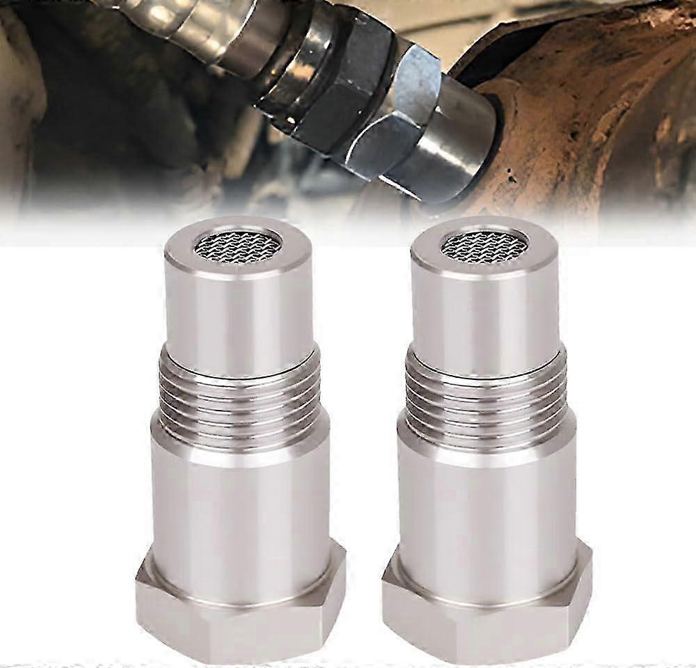 2PCS Stainless Steel Extension Pipe Fitting, 1.8 Inch Thread Reducer Coupling Adapter Connector
