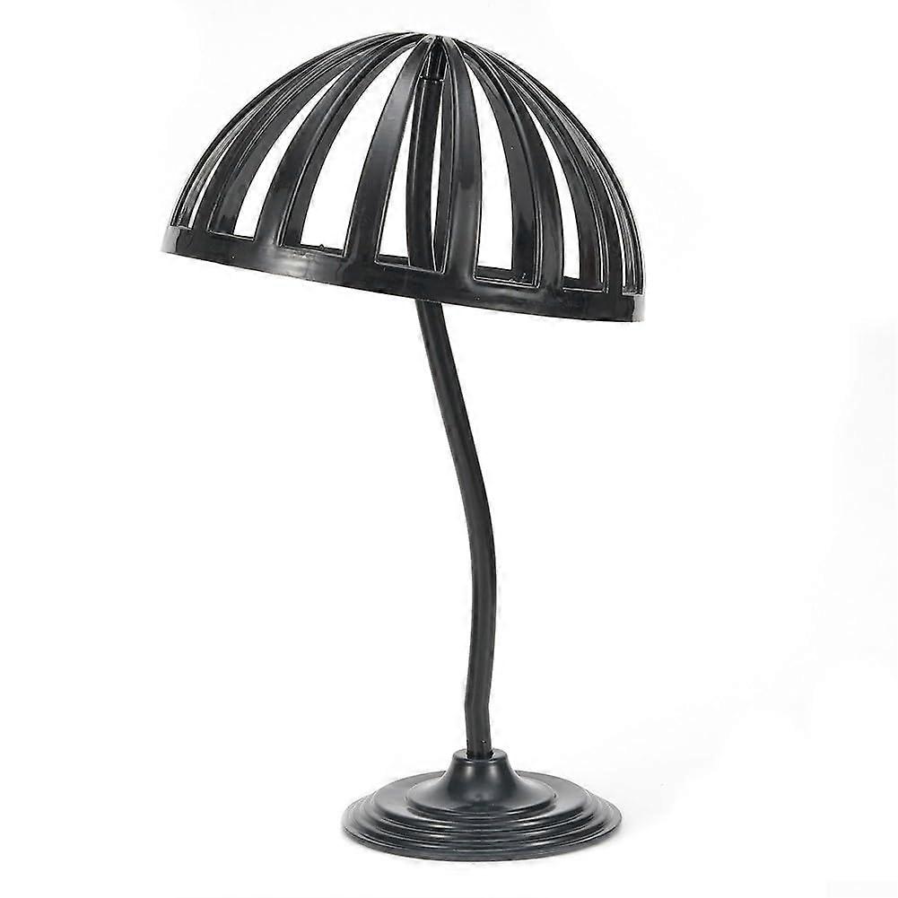 Wig Stand and Hat Display Stand with Stable Freestanding Design for Home Salon Store, White Black Ref: 8468