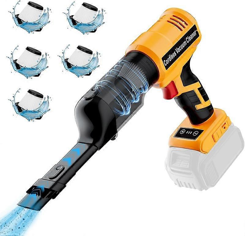 Cordless Handheld Vacuum for Dewalt 20V Battery 240W Powerful Car Vacuum with Brushless Motor 3-Speed Portable Vacuum Cleaner for Home Office Car Pet