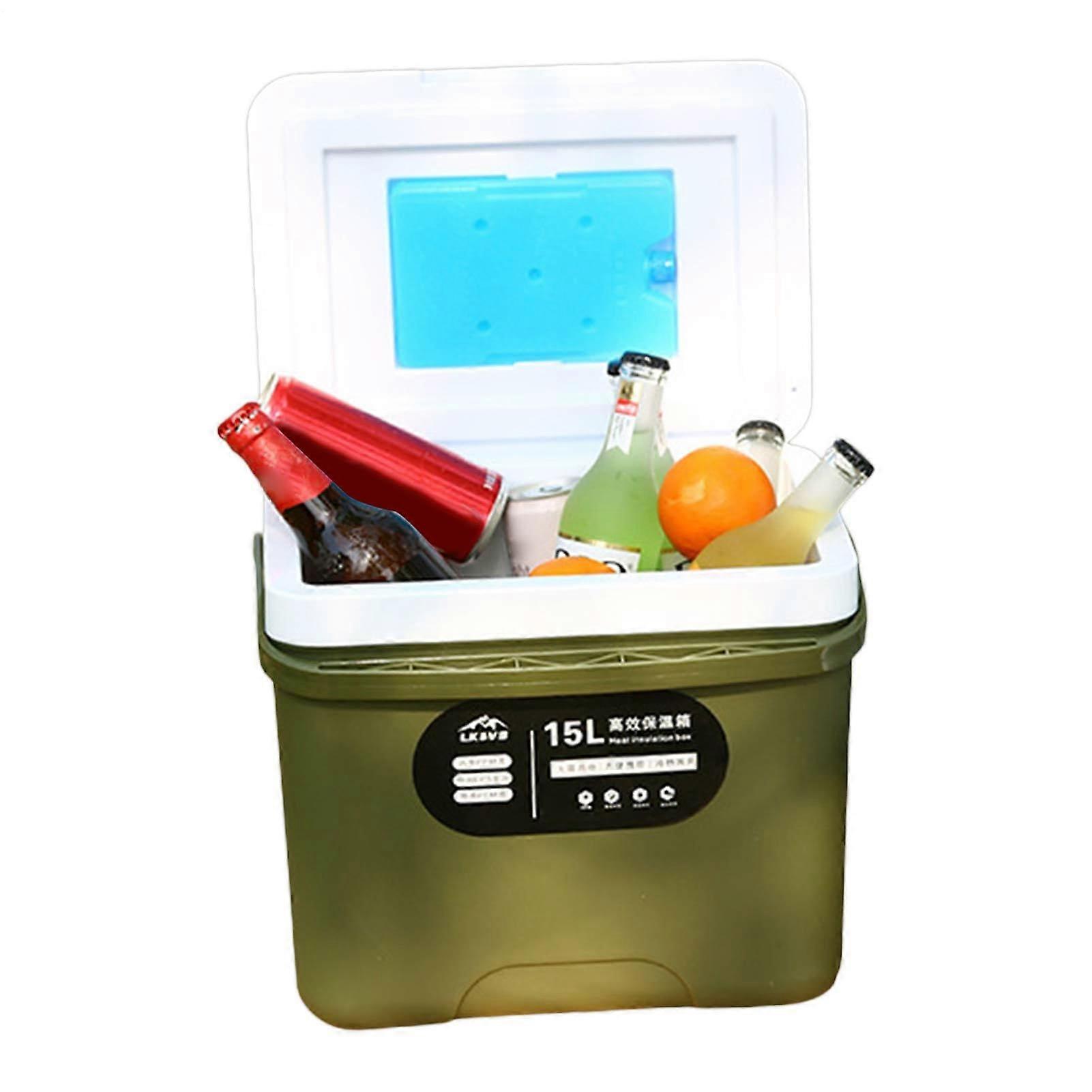 Large Capacity Cooler Box with TripleLayer Insulation for Camping, Picnic, Food and Drinks
