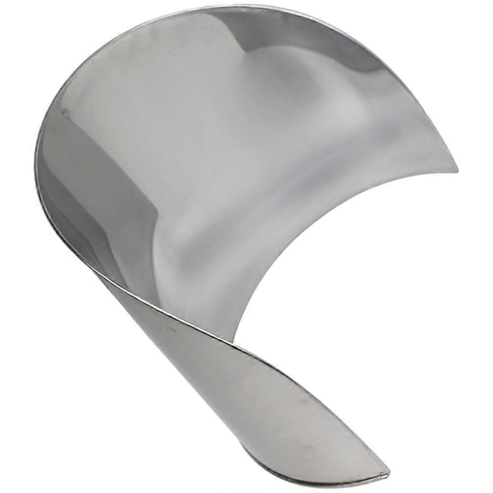 Grease Shield Splatter Guard Stainless Steel Cutting Board Protector Kitchen Use Round Simple Design 1Set