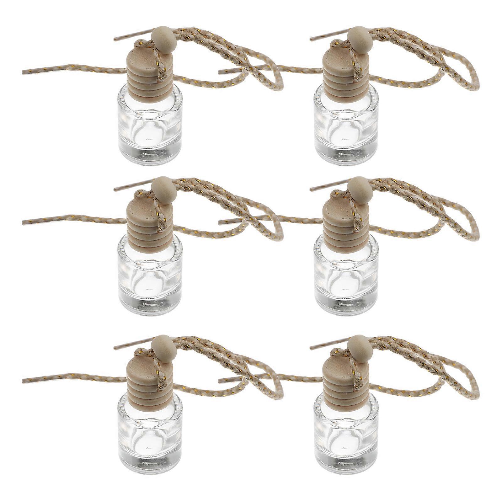 Car Hanging Perfume Bottle for Fragrance Diffusing 6Pcs Hanging Pendants