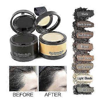 2025 13color Hair Line Powder 4g Black Root Cover Up Natural Instant Waterproof Hairline Shadow Powder Hair Concealer Coverage(1pcs )