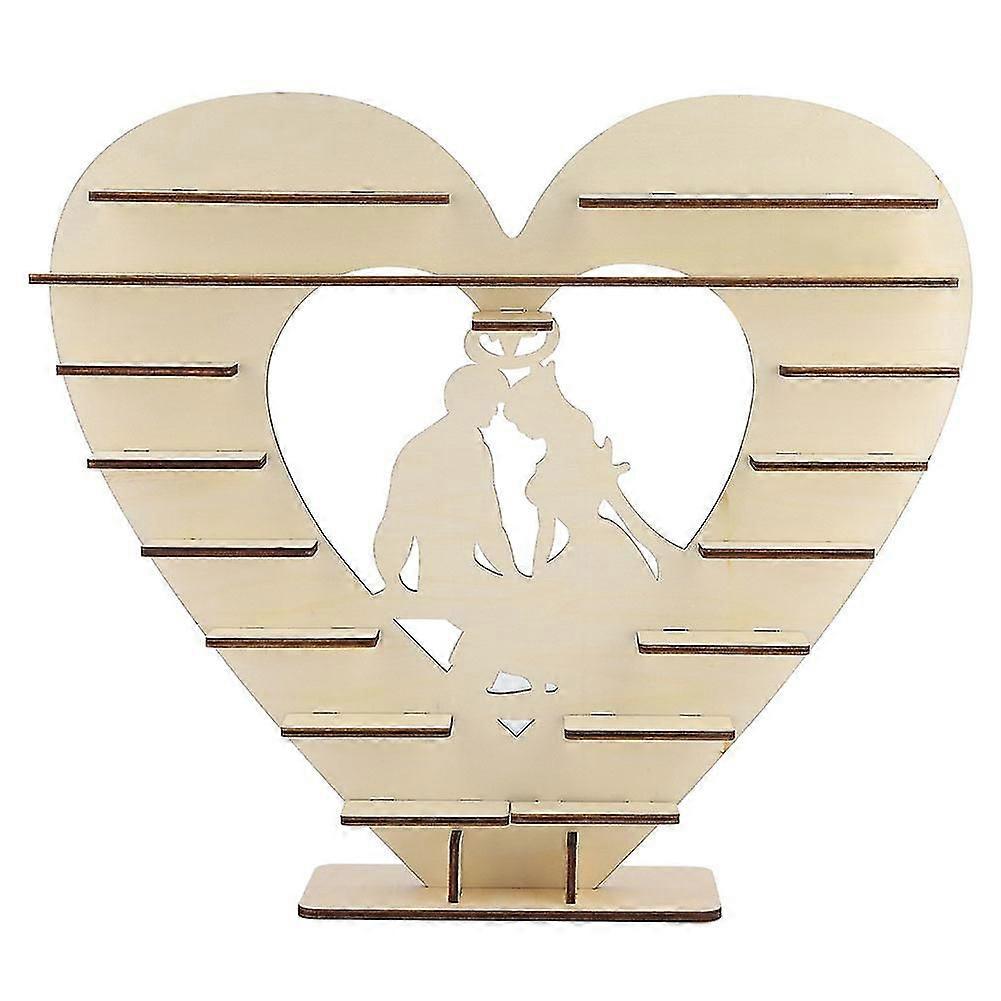 Heart-Shaped Candy Display Stand for Wedding & Party Dessert Tables