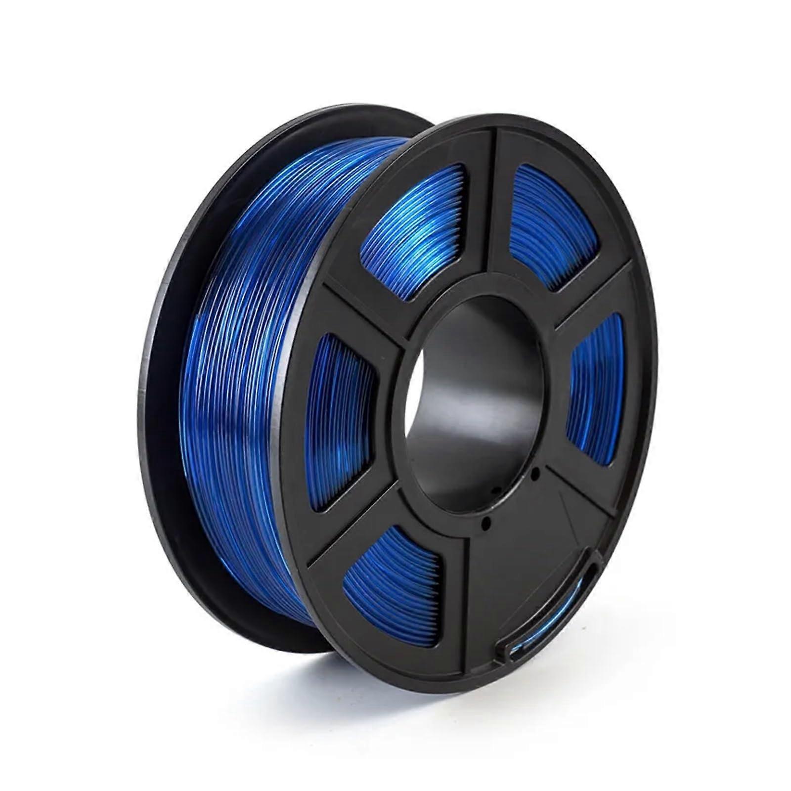 PETG 3D Printer Filament 1.75mm Blue 1kg  Transparency  Gloss Durable Printing Material