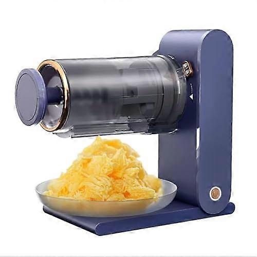 Ice Crusher Rechargeable Silent Shaver with Safety Sensor for Cold Drinks and Desserts