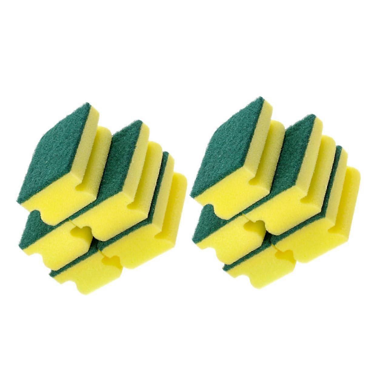 10pcs NonScratch Reusable Dish Sponges with ScratchResistant Surface for Kitchen and Tableware