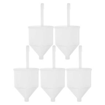 5-teiliges Set Viskositätsmessbecher – Viskositätsmessbecher und -prüfer für Latexfarben, Lacke und Tinten – Trichter für Autolacke und Airbrush-Farben