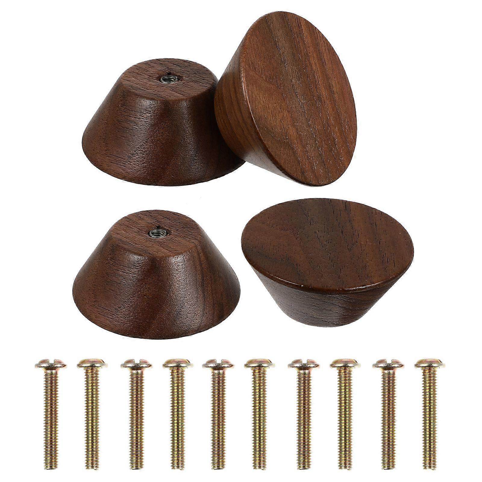 4pcs Drawer Pulls Wooden Cabinet Drawer Knobs Door Pulls Kitchen Furniture Pulls