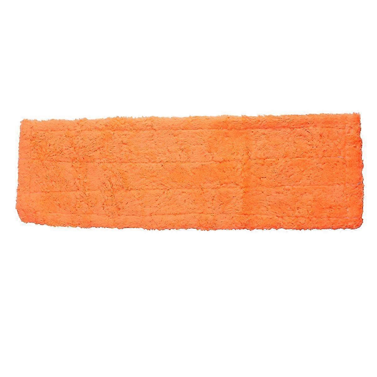 Household Cleaning Mop Head Refill 2Pcs Orange Microfiber Coral Mop