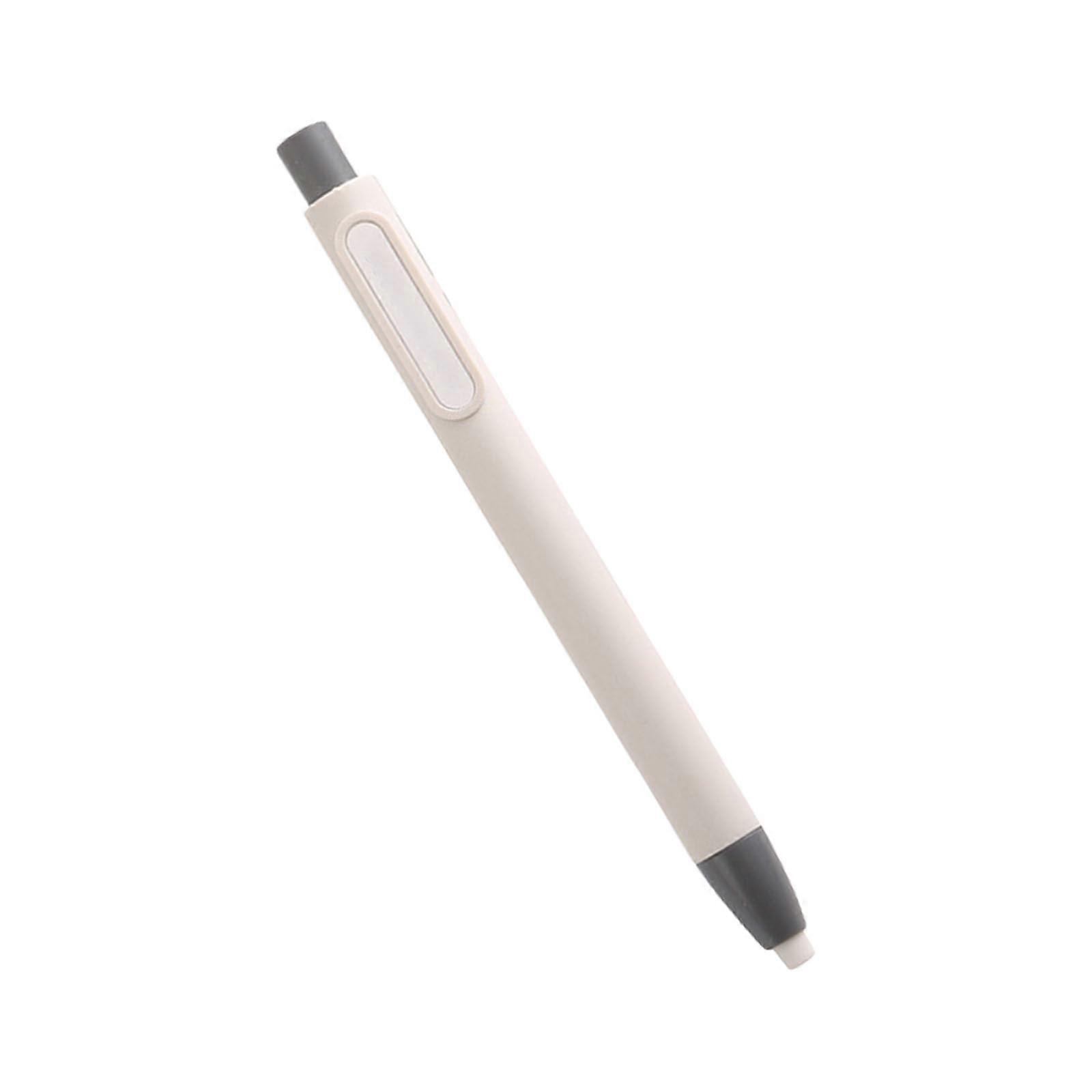Retractable Eraser Pen with Precise Clean Erasing for Students and Artists Gray Durable Rubber
