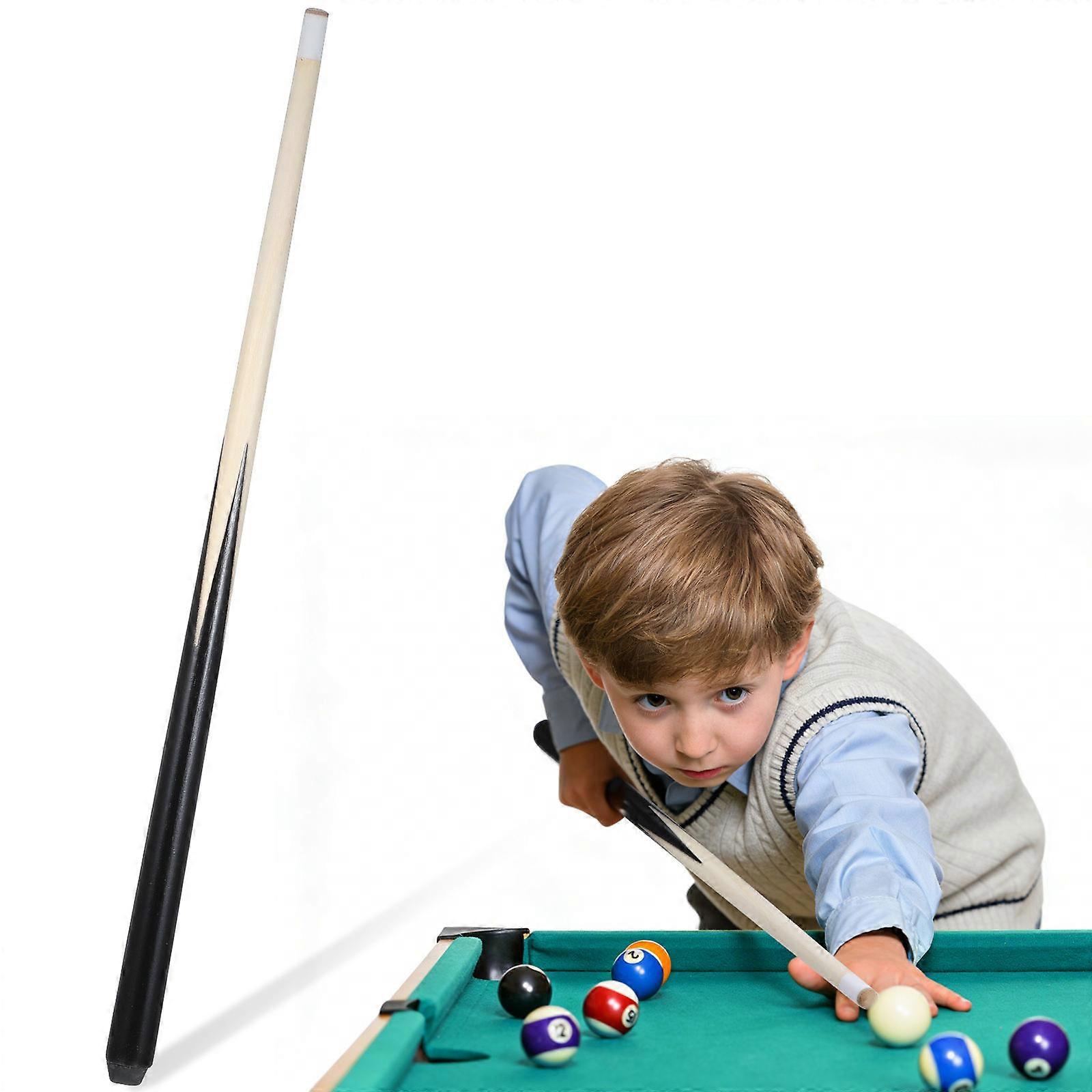 Children's Mini Cue Stick Wooden Pool Cue for Billiard Fun Multi