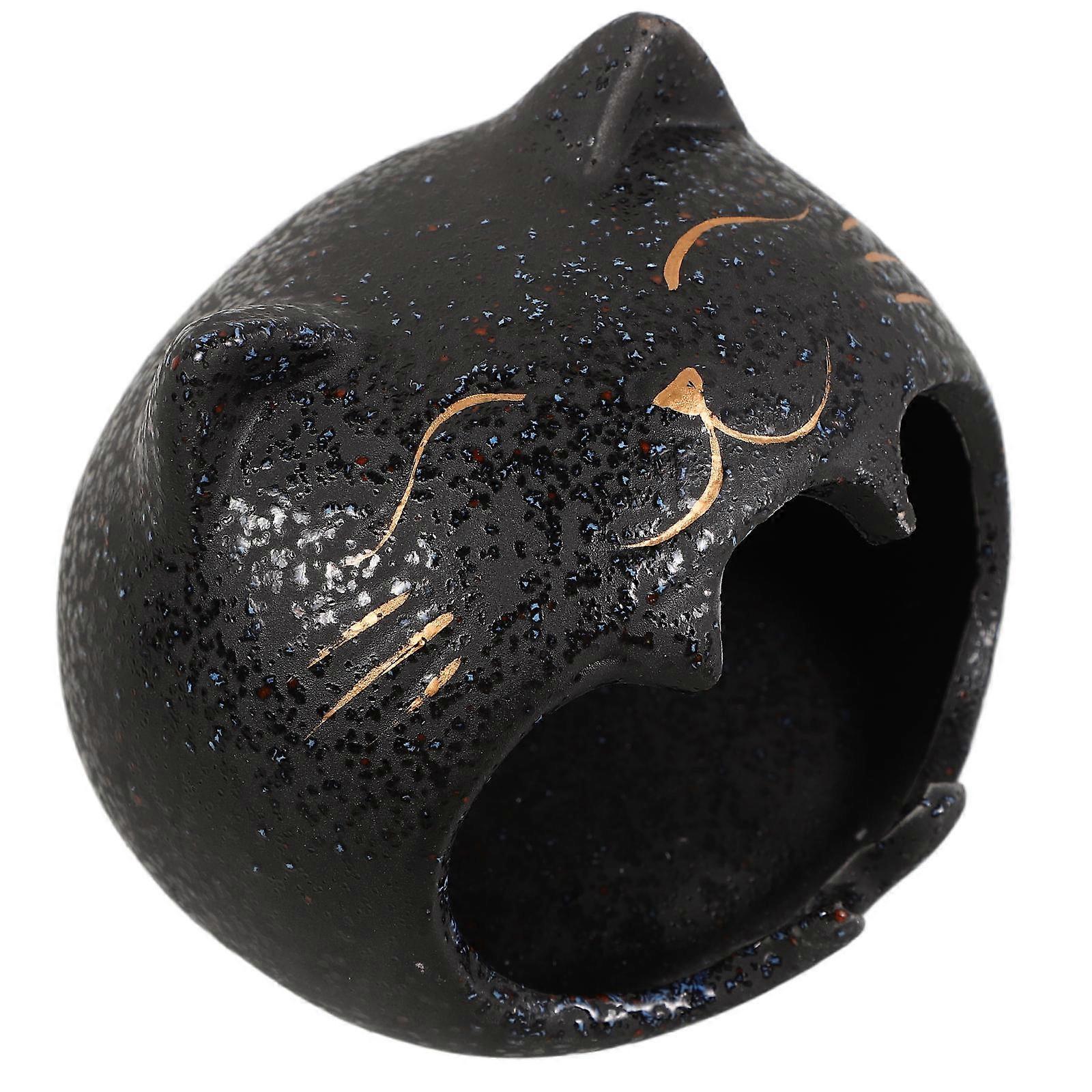 Ceramic Cat Shape Ashtray for Home Use Featuring Creative Design