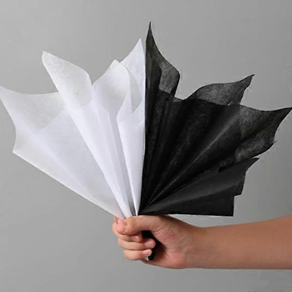 100 ark koreanskt blompapper i bomull, non-woven blompapper