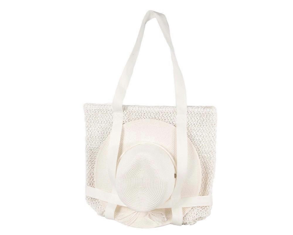 White Hat & Bag Summer Beach Set AV61791W