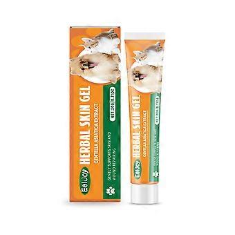 Pet care gel with a gentle formula suitable for cats and dogs; lightweight and easily absorbed for daily care.