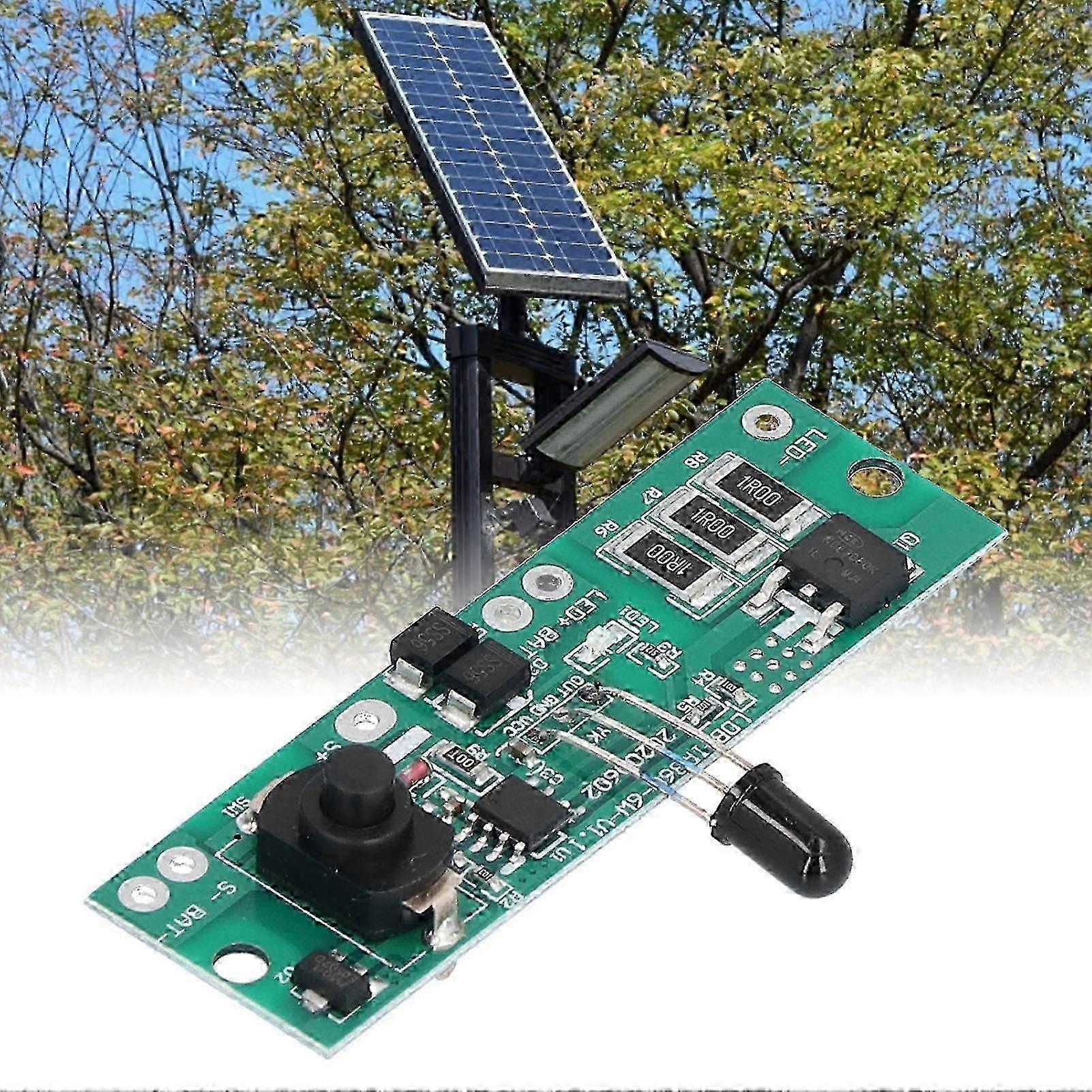 Remote Control Solar Circuit Board Long Bright Automatic Power Reduction 3.2V/3.7V Lamp Controller Module