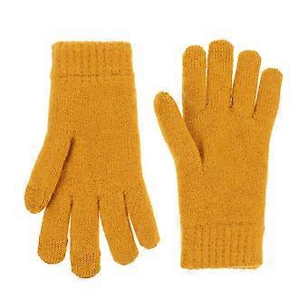 Winterhandschuhe, Strickhandschuhe für Touchscreen-Nutzung, 1 Paar, warm, gelb