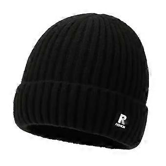 Gorro de esquí térmico de punto para hombre - Forro polar grueso, protección para las orejas, para invierno