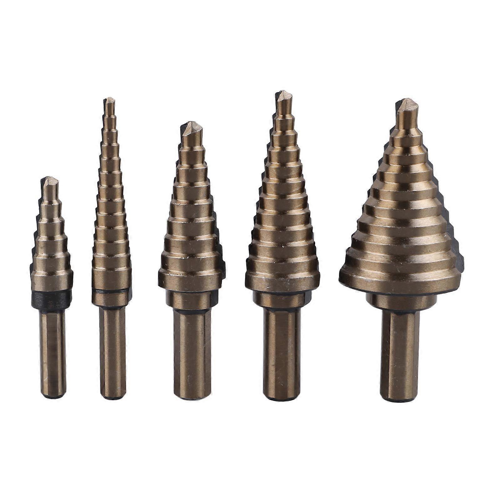 High quality  5-piece Imperial step drill bit set