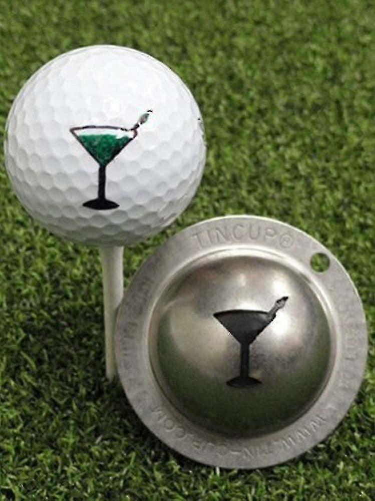 Tin Cup Golf Ball Custom Marker Alignment Tool Martini