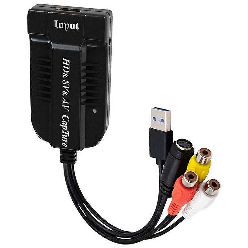 Compatible withHDMI/S-Video/AV to USB Capture Card