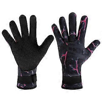 3mm Diving Gloves Thermal Neoprene Camouflage Anti Slip Wear-resistant Winter Keep Warm Spearfishing Rafting Kayaking Swimming
