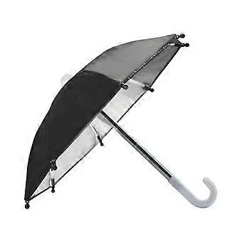 Mobile Phone Holder Mini Sunshade Umbrella Parasol Rainproof Polyester Mobile Umbrella Motorcycle Bicycle Decoration Accessories - Visors