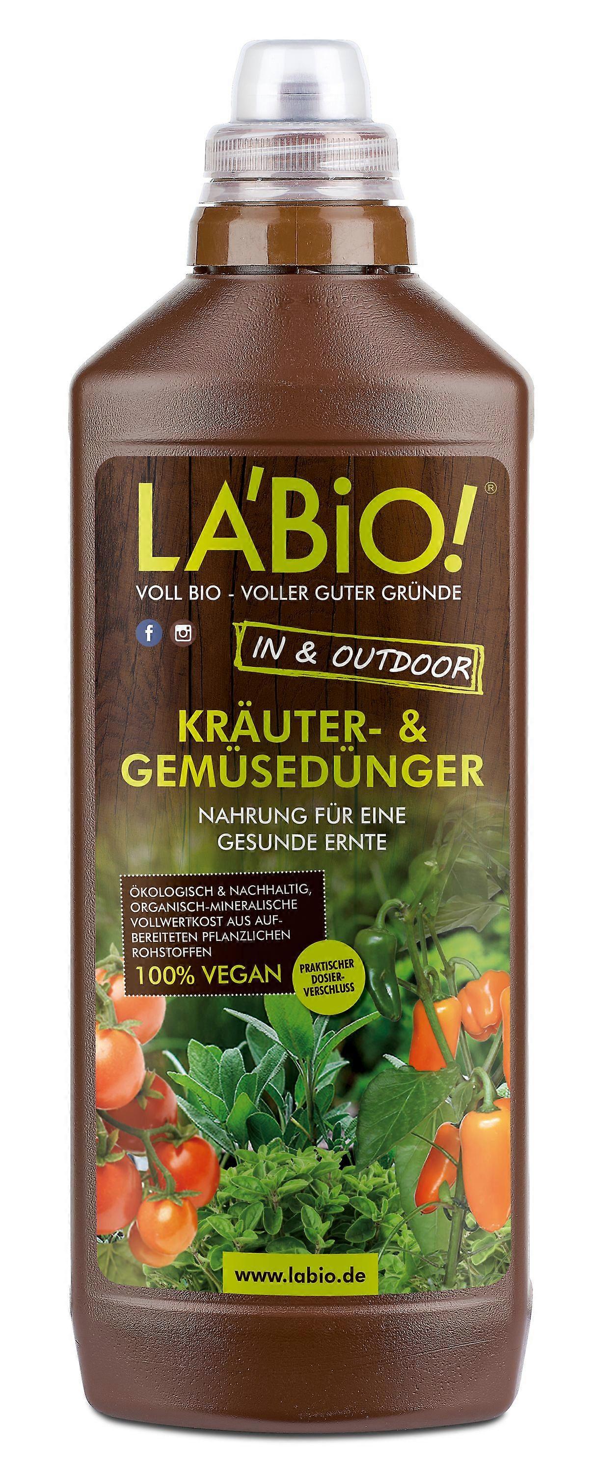 LA ́BIO! Herb & Vegetable Fertilizer, 1 litre