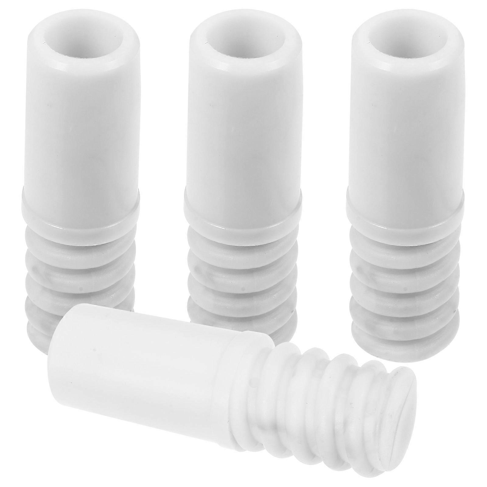 4pcs Replacement Tail Adapter Threaded Tip Replacement Threaded Tip Repair Mop Handle Pole Handle