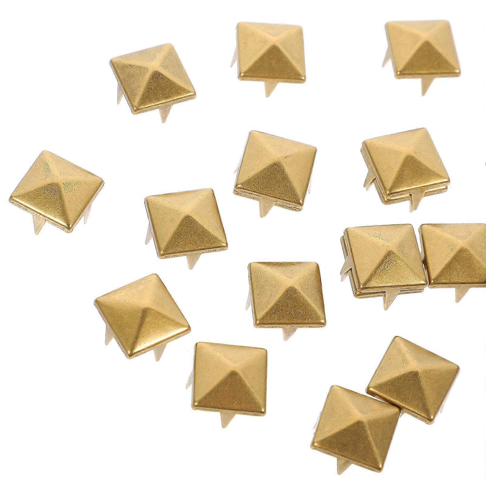 80Pcs Decorative Pyramid Studs Multi-function Bag Rivets Delicate Clothing Studs