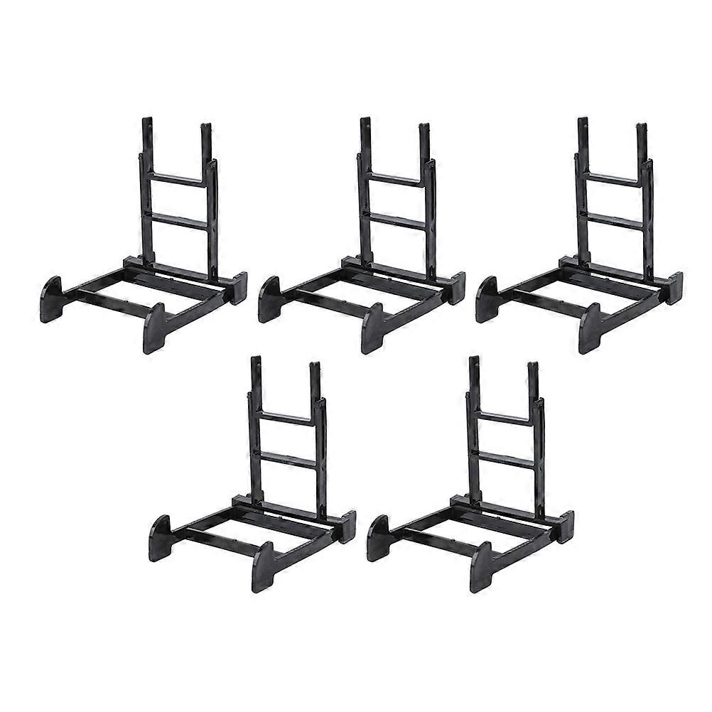 5pcs Plastic Display Stands Plastic Frame Holders Multipurpose Display Racks