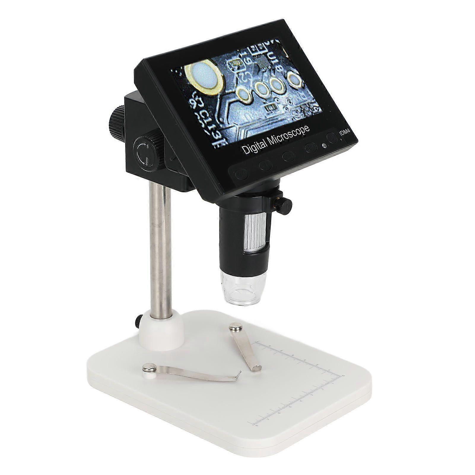Electron Microscope 4.3in Display Screen HD 720P 1000X Digital Microscope Compatible With Biological Research