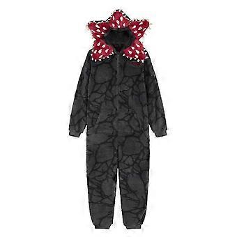 Unisex Fleece Hooded Demogorgon Onesie for Adults - Thicken Cannibal Flower Costume Cozy Pajamas