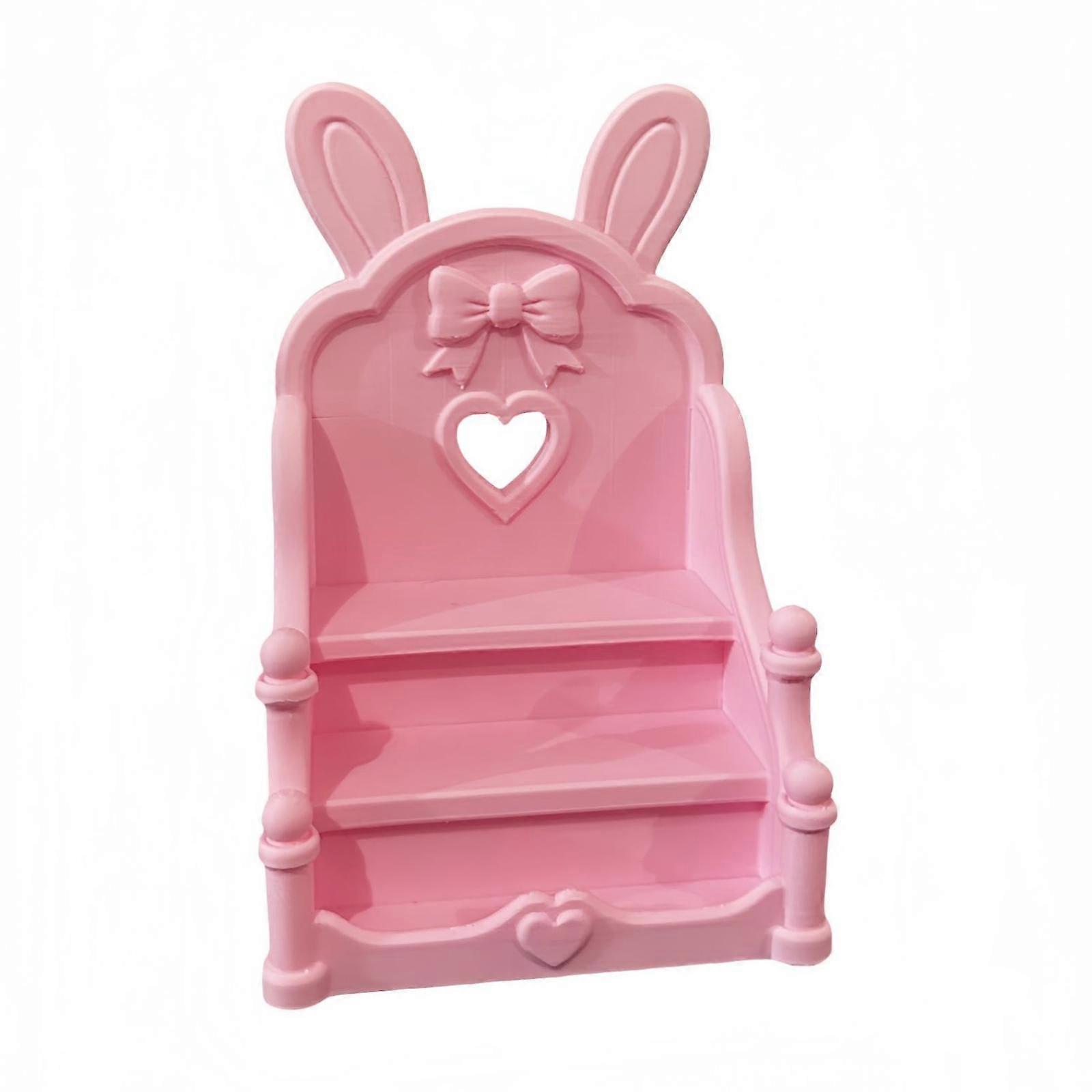 Doll Display Rack Synthetic Material Miniature Display Storage Area-Saving