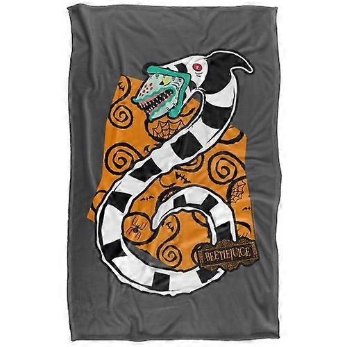 Beetlejuice Soft Touch Sandworm Blanket