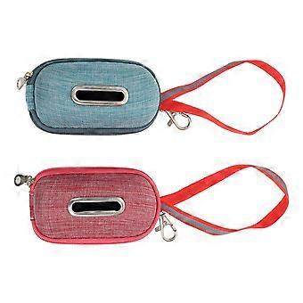 Pet Poop Bag Holder Eva Material Dog Waste Bags Dispenser 2Pcs for Walks