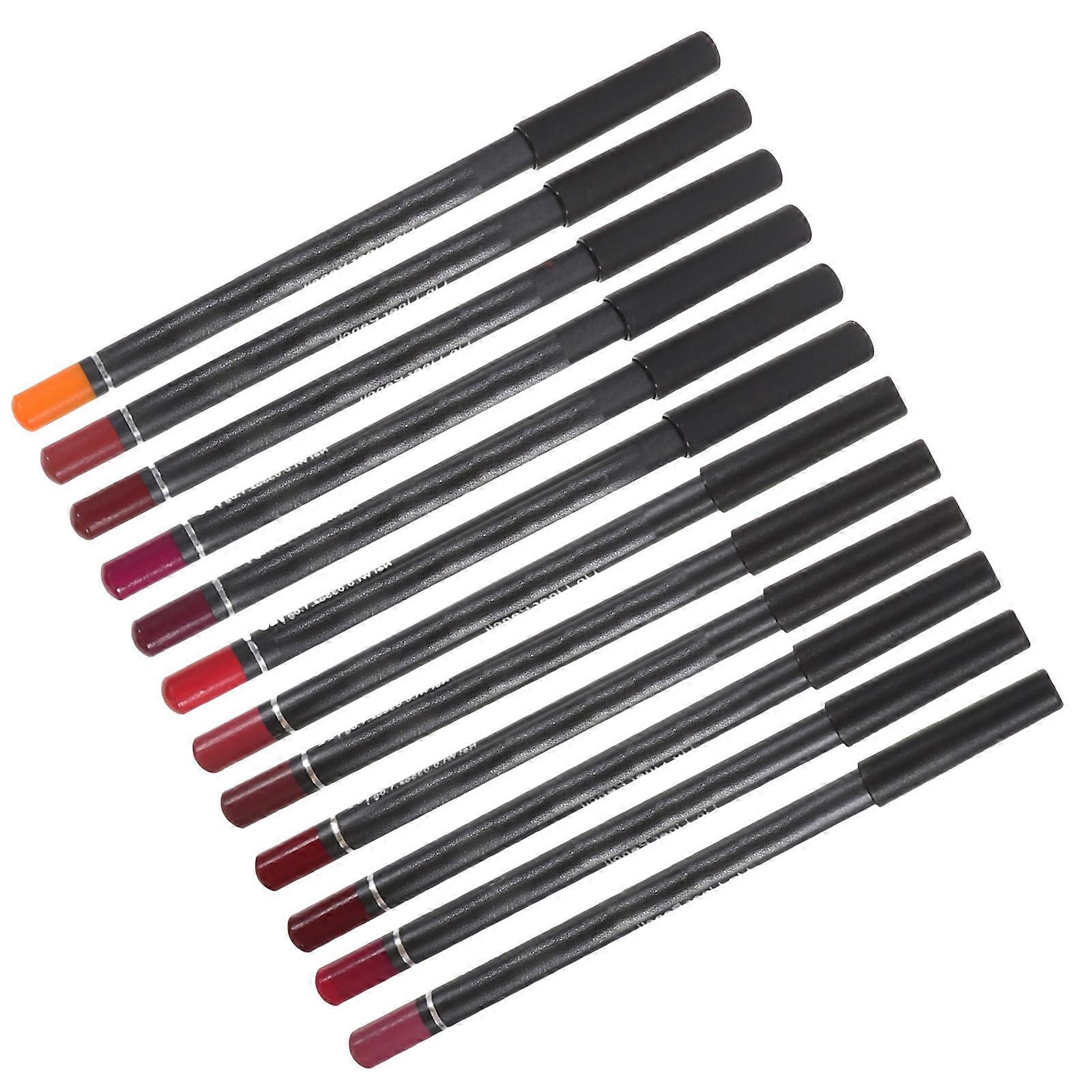 Makeup Lip Liner Lip Lining Pencil for Makeup Use 12Pcs Colored Set