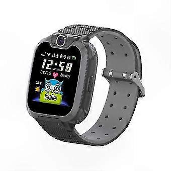 Kids Waterproof Smartwatch 1.44" Touchscreen GPS WiFi LBS SOS Camera Two-Way Call for iOS Android Black