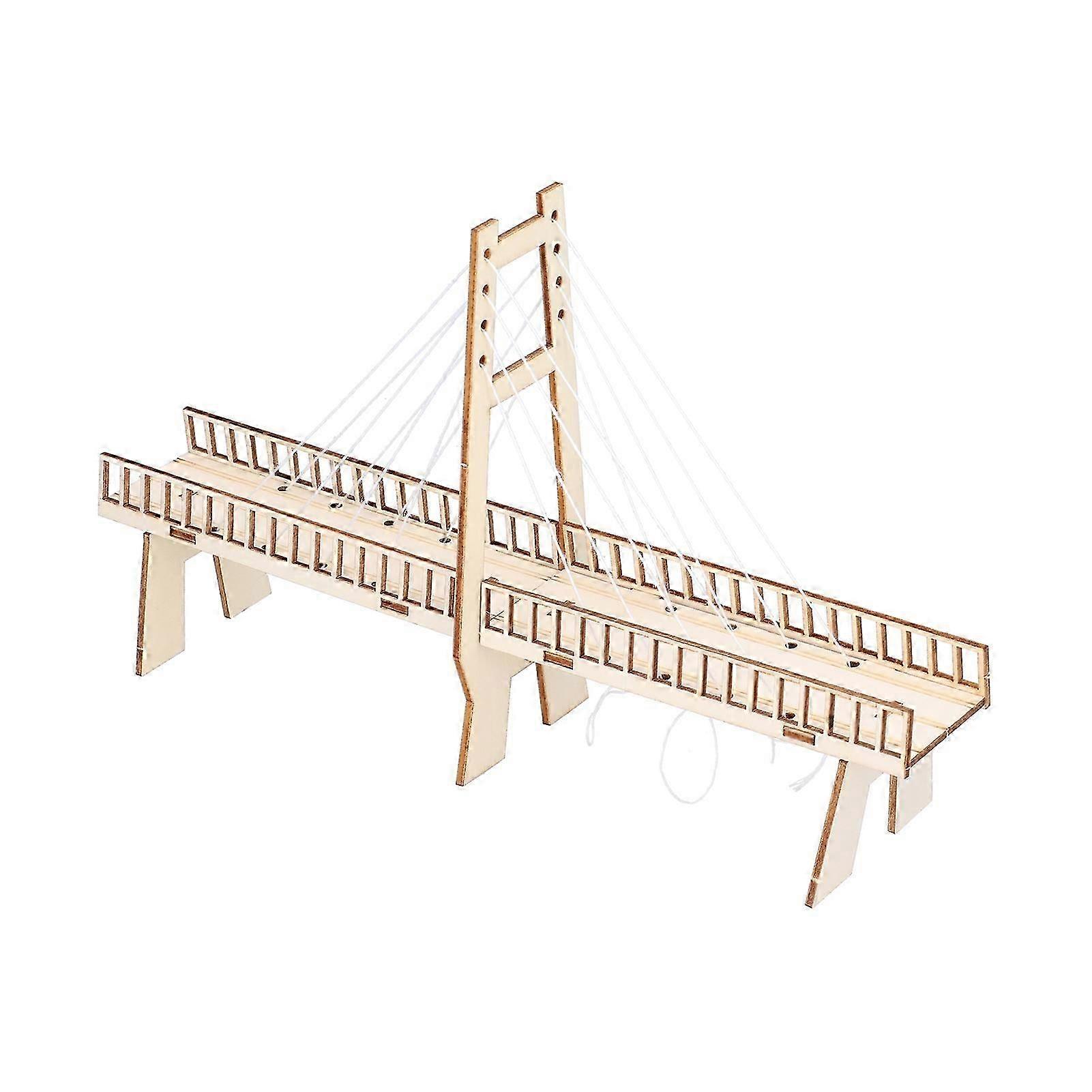 DIY Bridge Assembly Model Science Experiment Kindergarten Early Learning Educational Toy