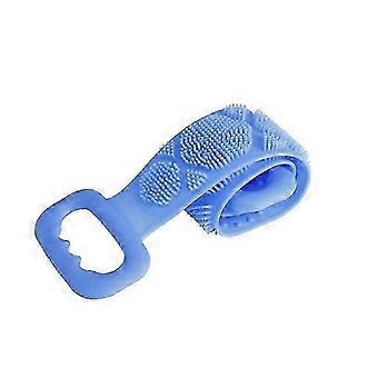1PCS Body Sponge Silicone Brushes Bath Towels Scrubber Rubbing Back Peeling Massage Shower Belt Extended Skin Clean Brushes_yyc