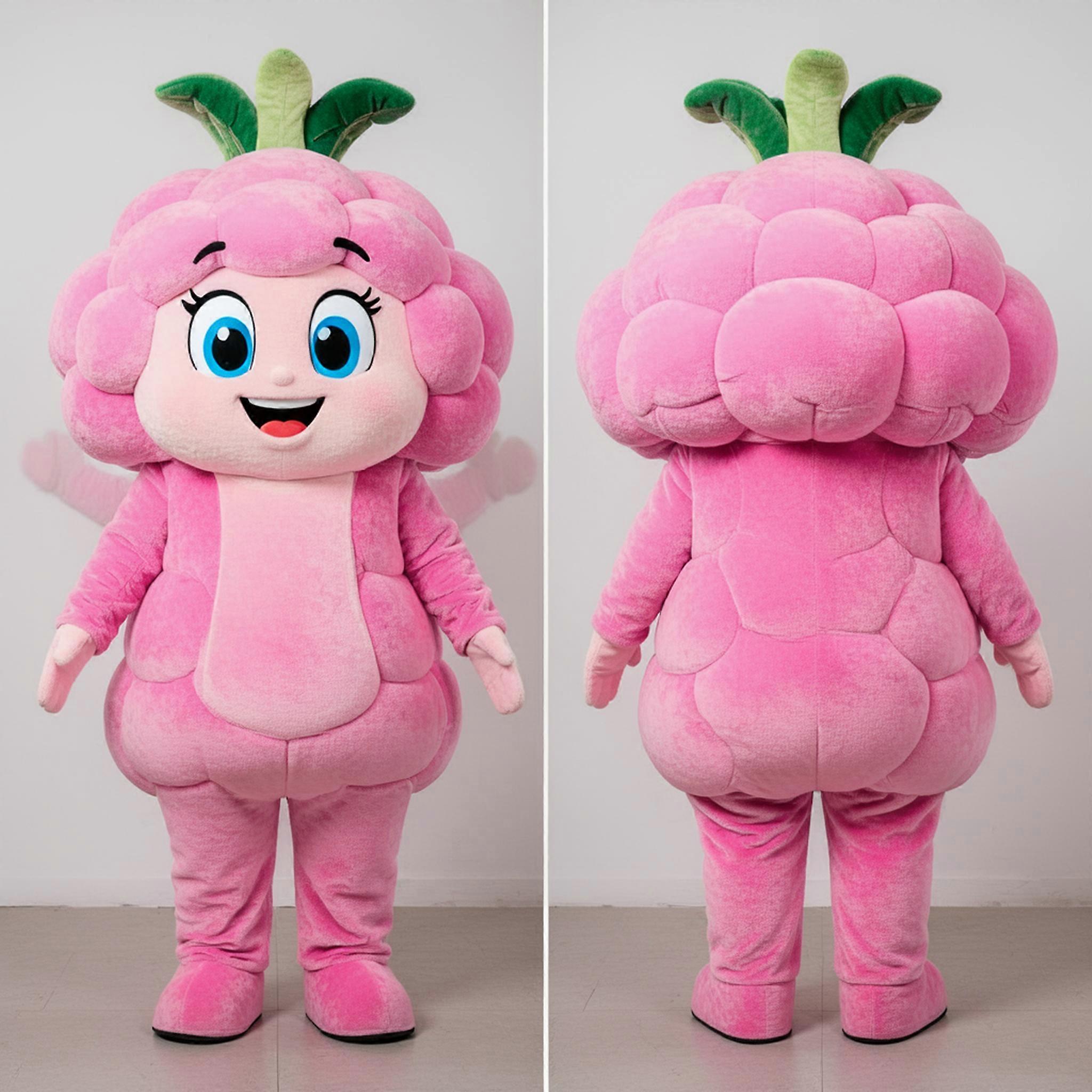 MASTICOT Pink Vibrant Rounded Cauliflower Mascot