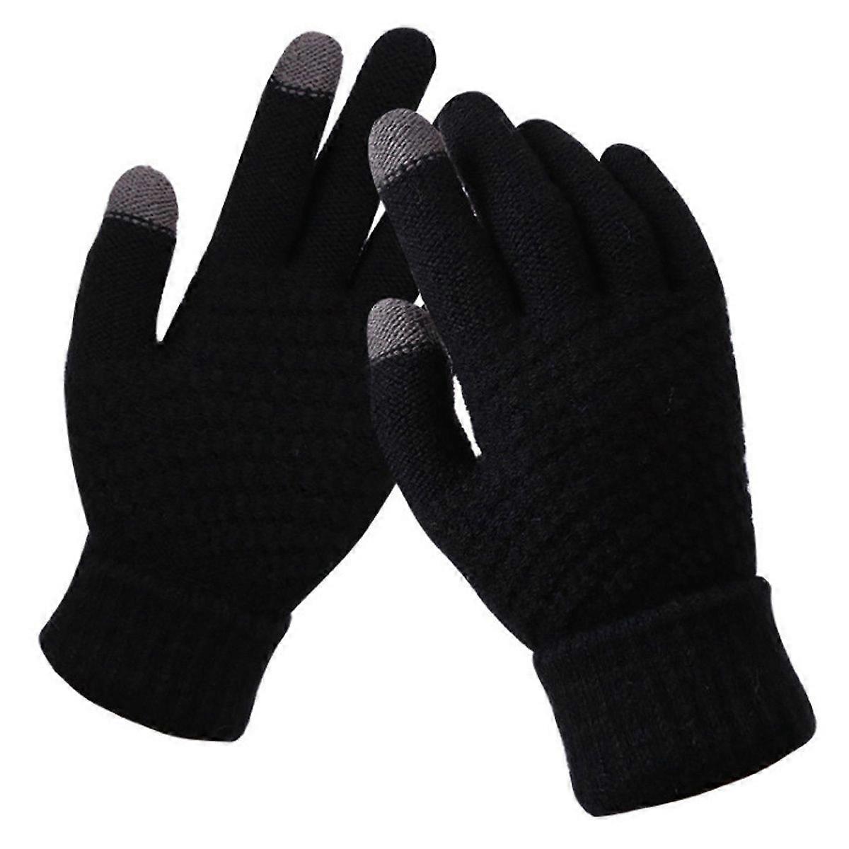 Warm Touchscreen Knit Gloves